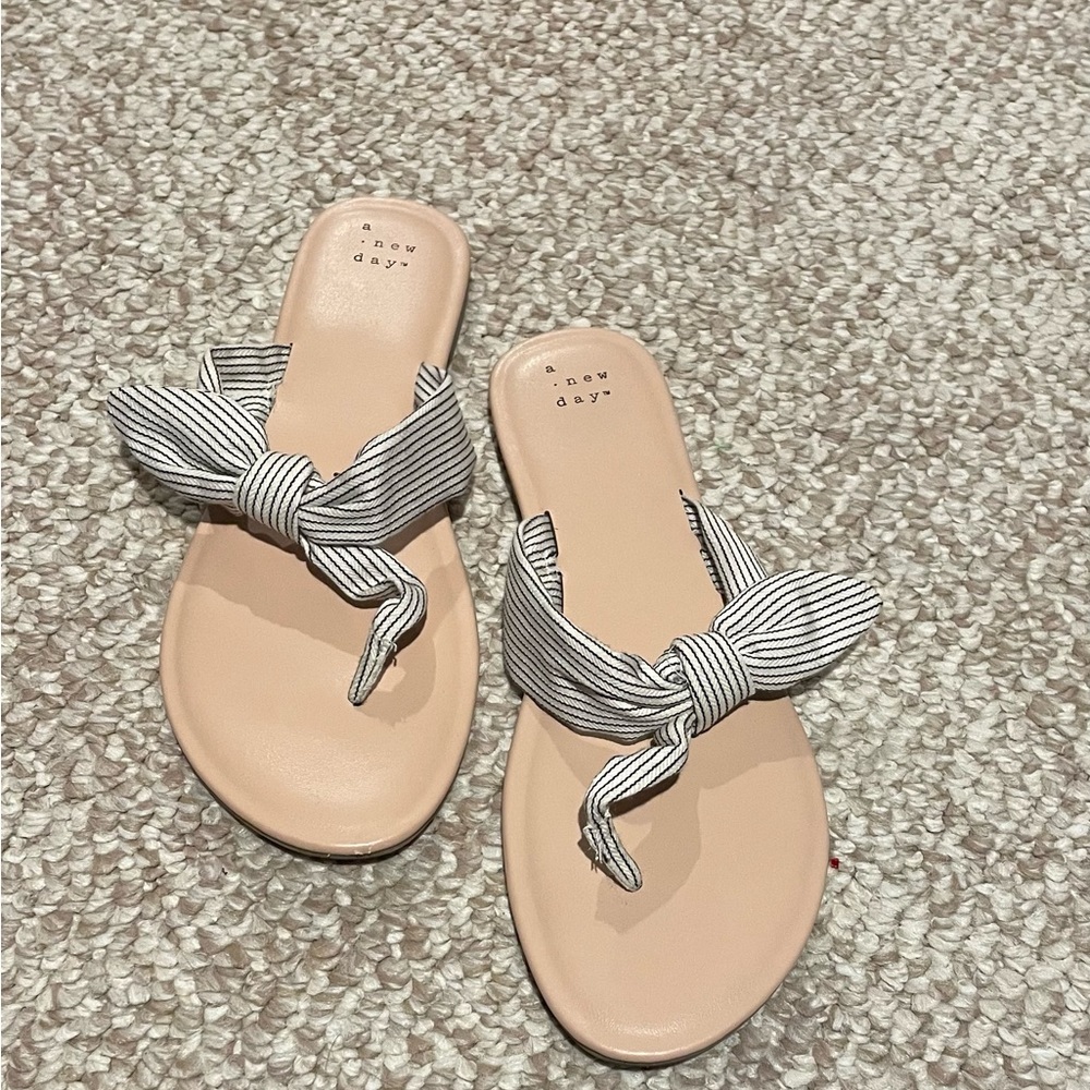 Sandals, only worn once. Still tons of tread. Like new condition.